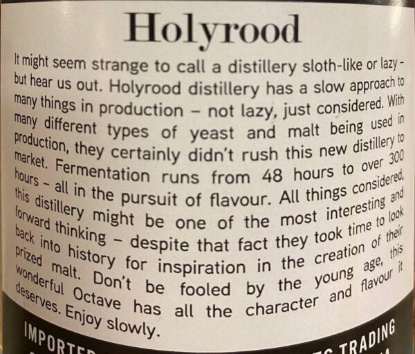 Holyrood The Seven Deadly Sins: Sloth